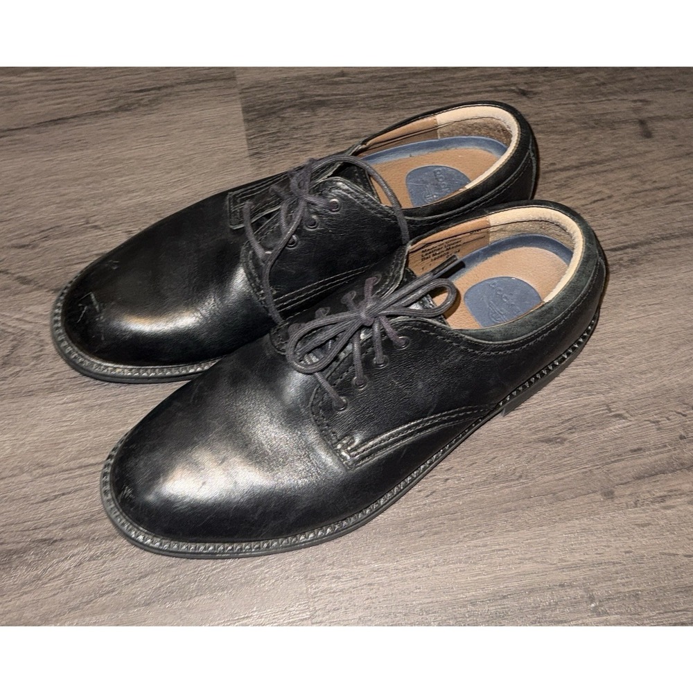 Dockers Men's Black Leather Dress Shoes Size 9M 90-2204
